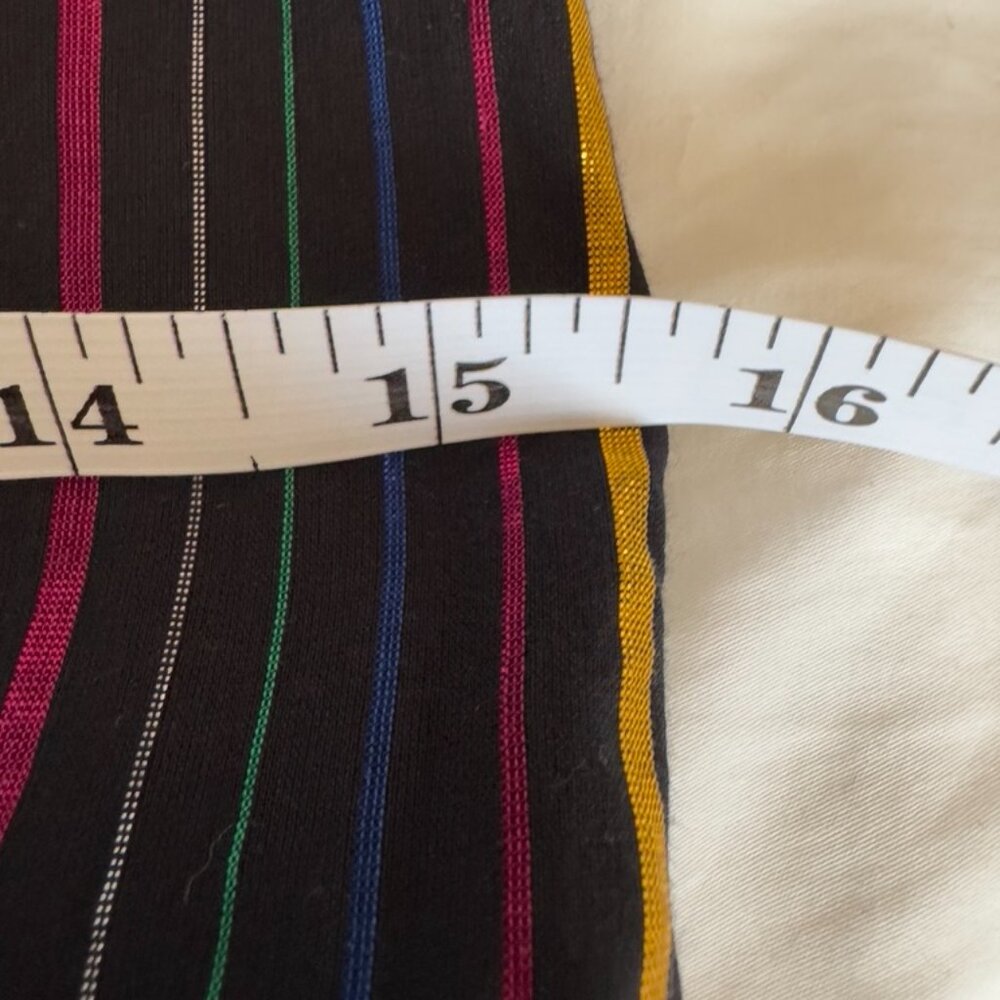 NWT Stella McCartney Kids Rainbow Striped Lurex Metallic Dress - Picture 11 of 12